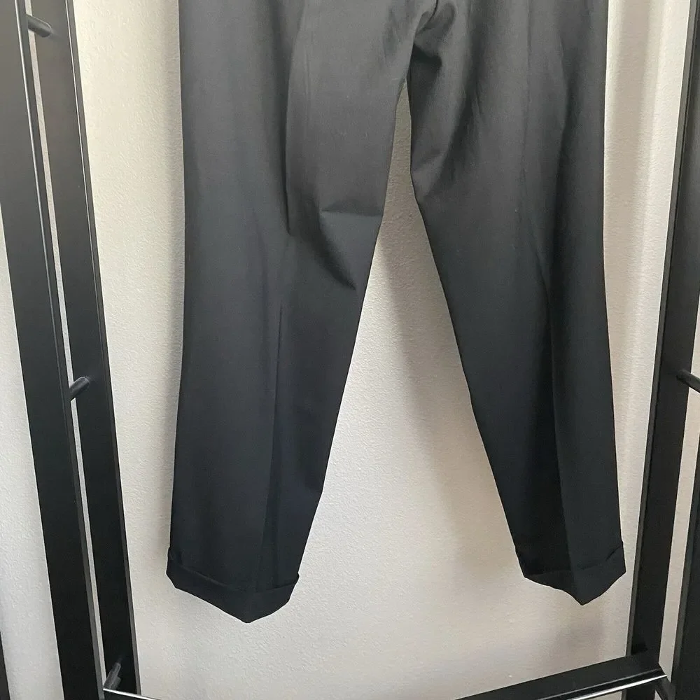 Banana Republic Black Pleated Dress Pants
